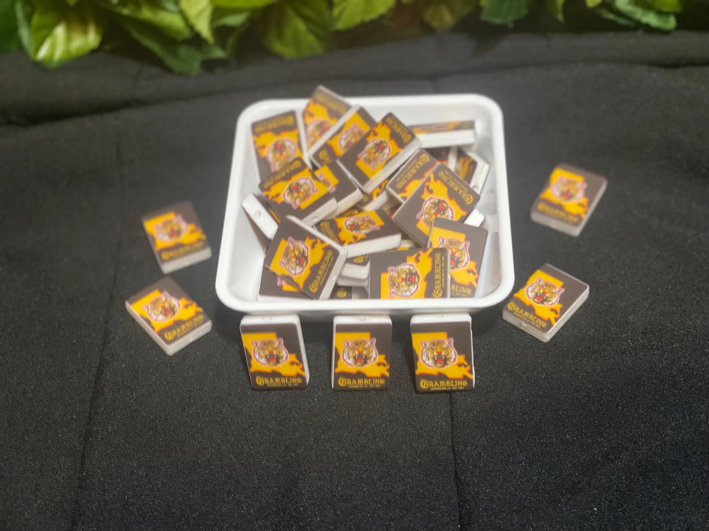 HBCUS Printed Silicone Focal Beads